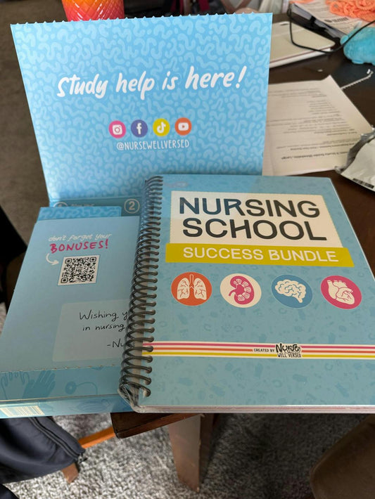 The Complete Nursing School Bundle – Spiral Bound Edition