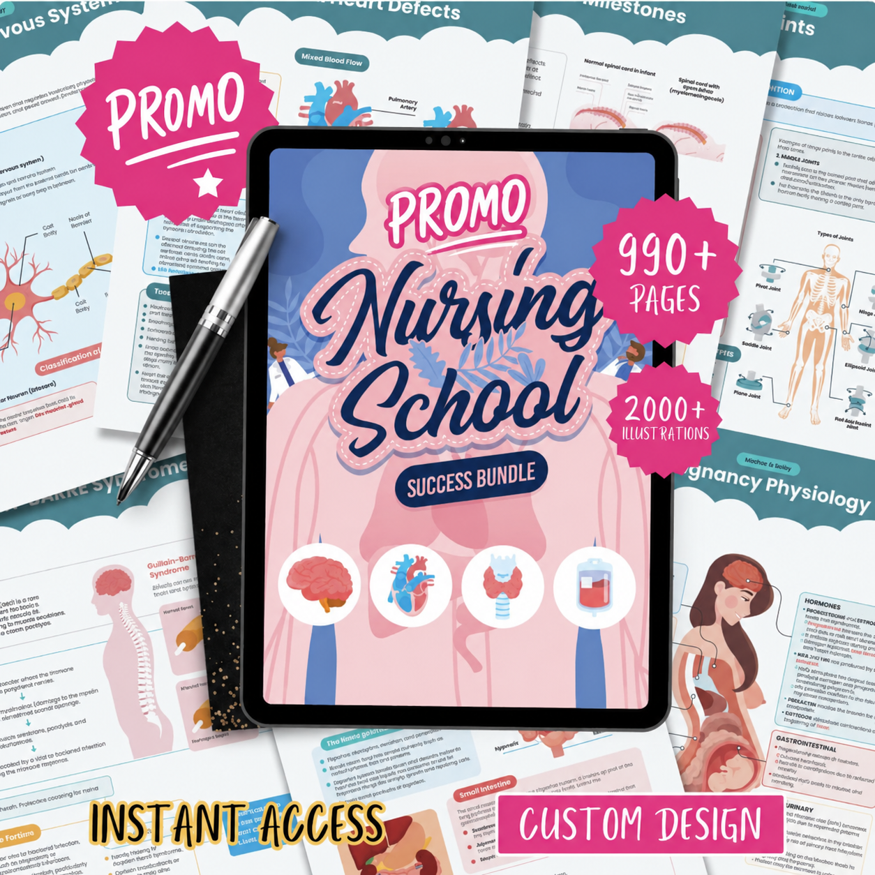 All-in-one Nursing School Notes, Guide for Nursing Students