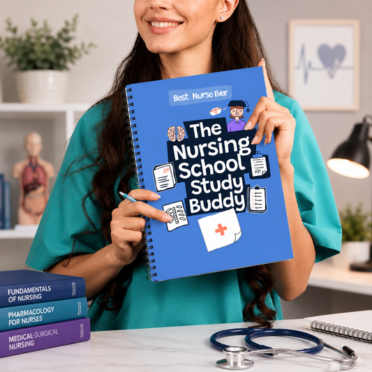 Nursing School Study Buddy Spiral book