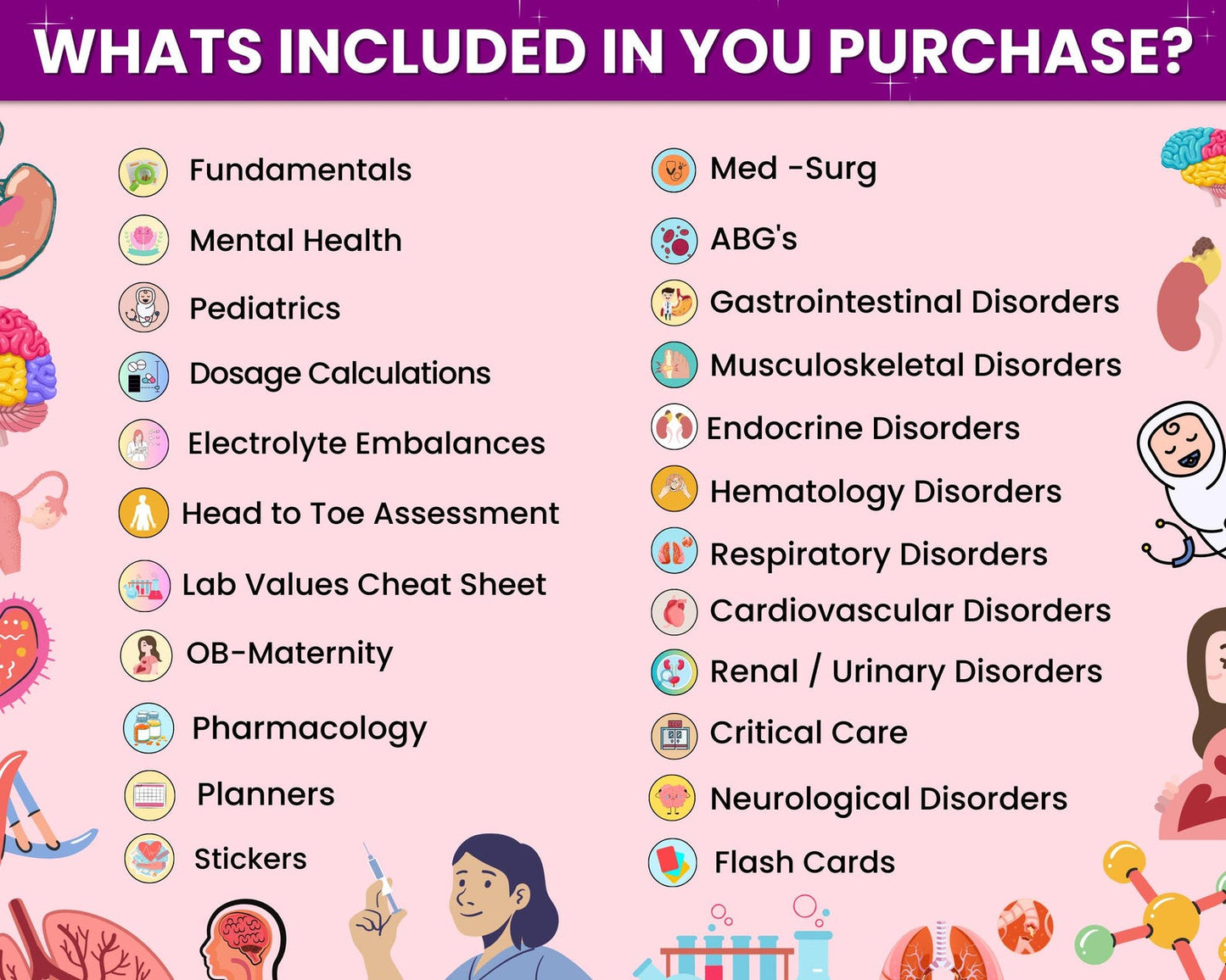 The Complete Nursing School Bundle